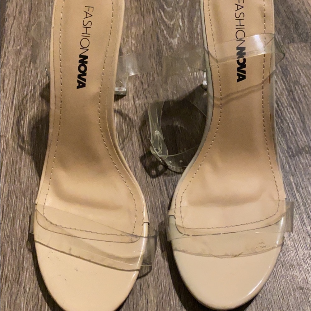 CLEAR PVC SANDALS